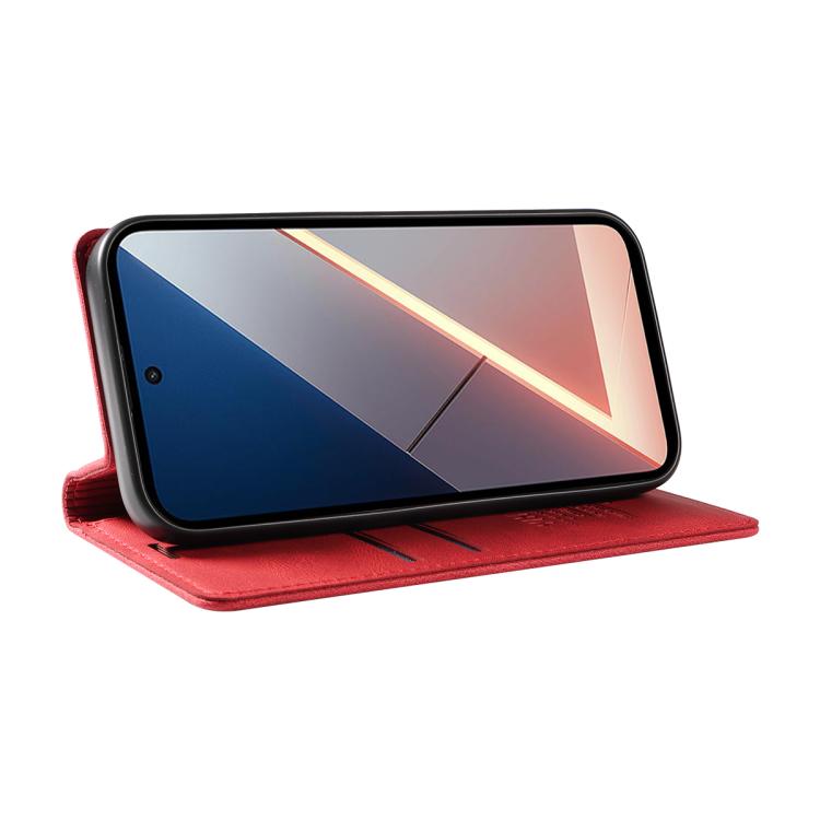 For Xiaomi POCO M7 4G 169mm YIKATU YK-004 Skin Feel Gen2 Strong Magnet Leather Phone Case