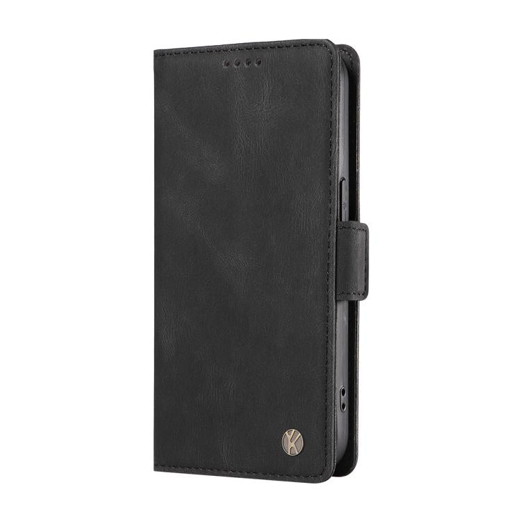 For Xiaomi POCO M7 4G 169mm YIKATU YK-005 Skin Feel Gen2 Side Buckle Leather Phone Case