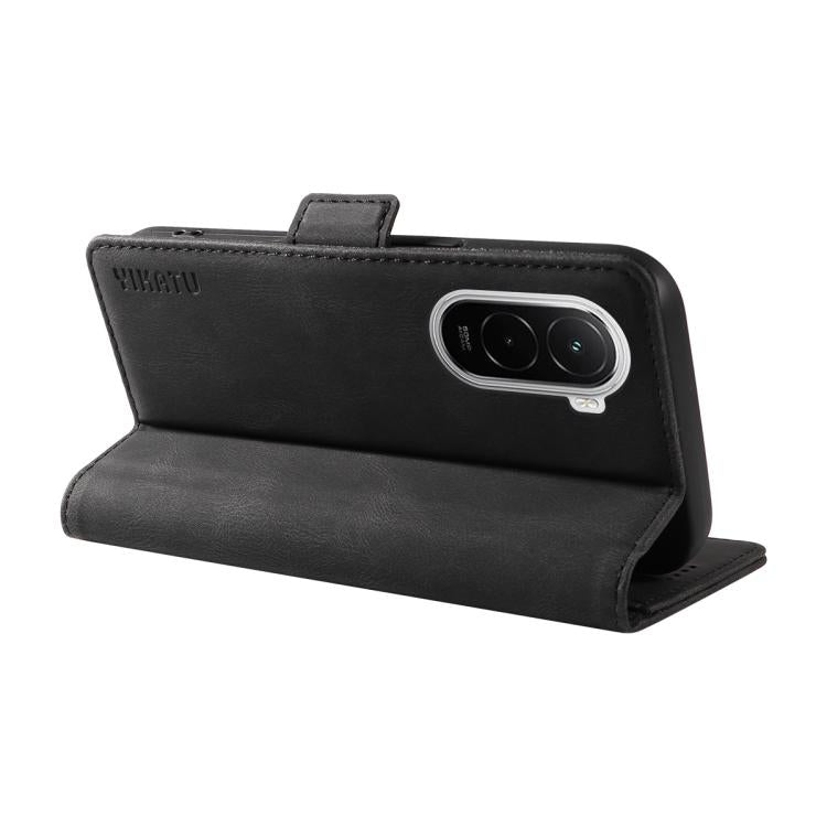 For Xiaomi POCO M7 4G 169mm YIKATU YK-005 Skin Feel Gen2 Side Buckle Leather Phone Case