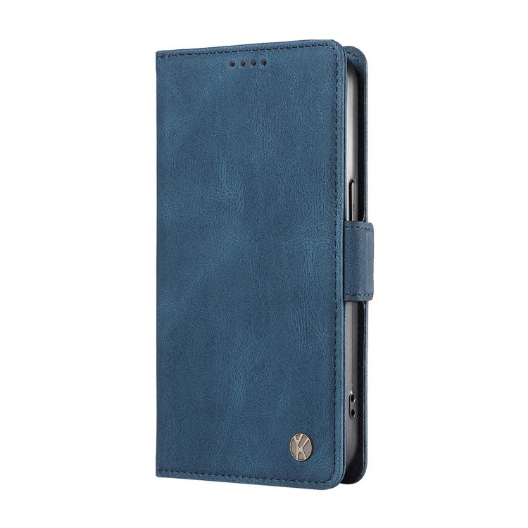 For Xiaomi POCO M7 4G 169mm YIKATU YK-005 Skin Feel Gen2 Side Buckle Leather Phone Case