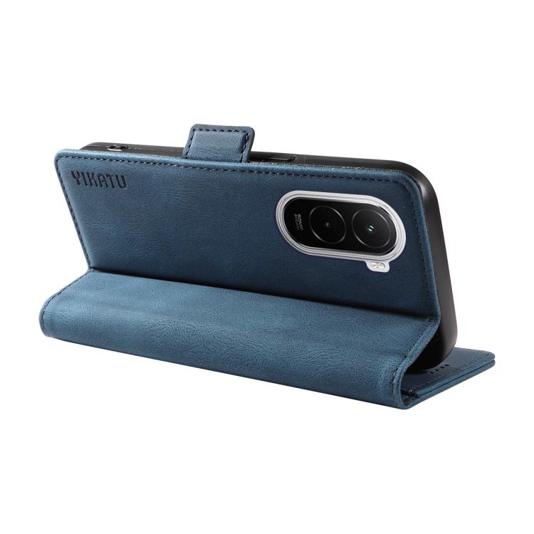 For Xiaomi POCO M7 4G 169mm YIKATU YK-005 Skin Feel Gen2 Side Buckle Leather Phone Case