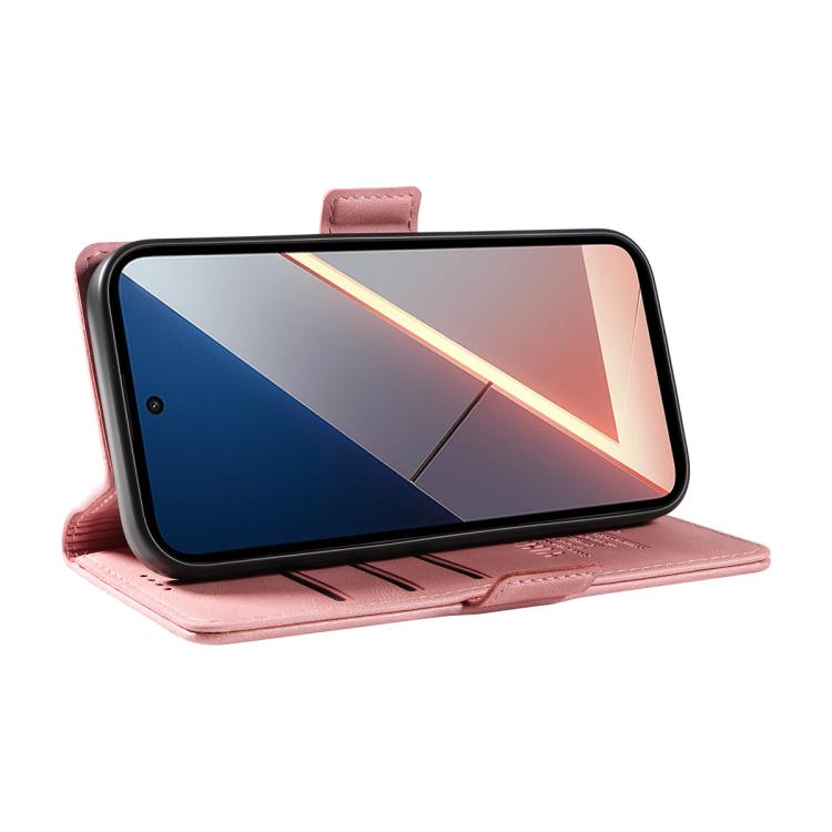 For Xiaomi POCO M7 4G 169mm YIKATU YK-005 Skin Feel Gen2 Side Buckle Leather Phone Case