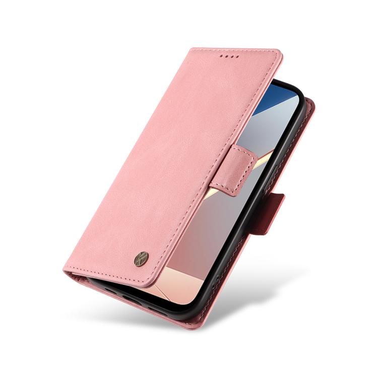 For Xiaomi POCO M7 4G 169mm YIKATU YK-005 Skin Feel Gen2 Side Buckle Leather Phone Case