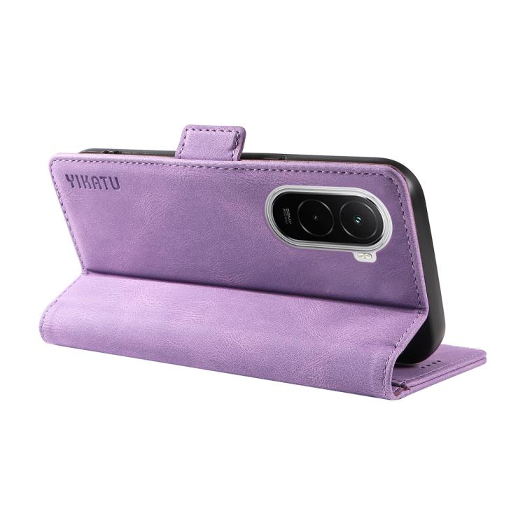 For Xiaomi POCO M7 4G 169mm YIKATU YK-005 Skin Feel Gen2 Side Buckle Leather Phone Case