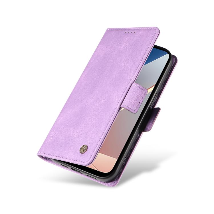 For Xiaomi POCO M7 4G 169mm YIKATU YK-005 Skin Feel Gen2 Side Buckle Leather Phone Case