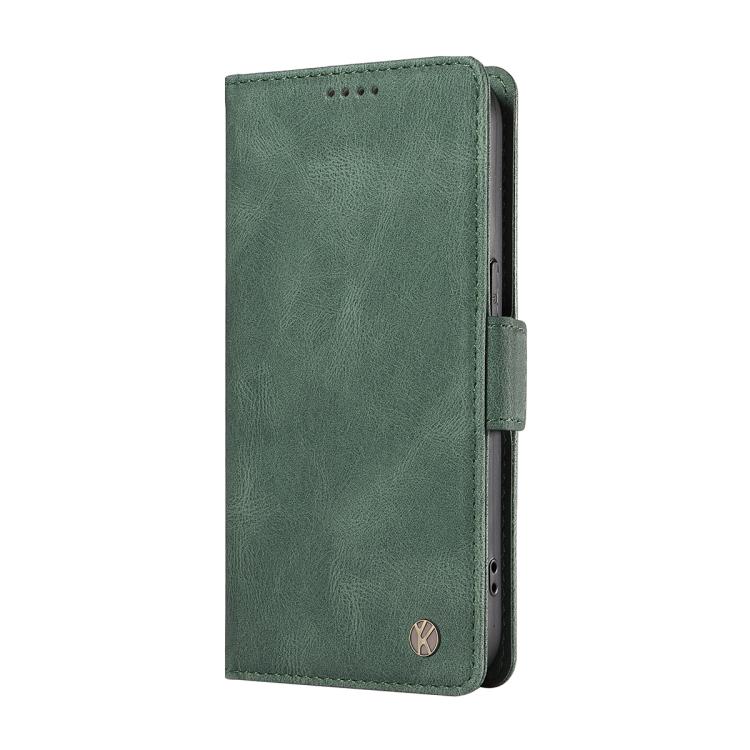 For Xiaomi POCO M7 4G 169mm YIKATU YK-005 Skin Feel Gen2 Side Buckle Leather Phone Case