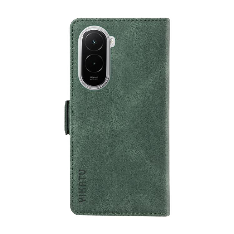 For Xiaomi POCO M7 4G 169mm YIKATU YK-005 Skin Feel Gen2 Side Buckle Leather Phone Case