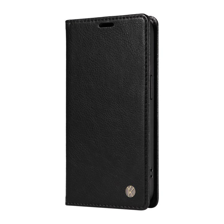 For Xiaomi POCO M7 4G 169mm YIKATU YK-006 Litchi Texture Ultra-thin Strong Magnet Leather Phone Case