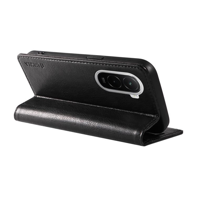 For Xiaomi POCO M7 4G 169mm YIKATU YK-006 Litchi Texture Ultra-thin Strong Magnet Leather Phone Case