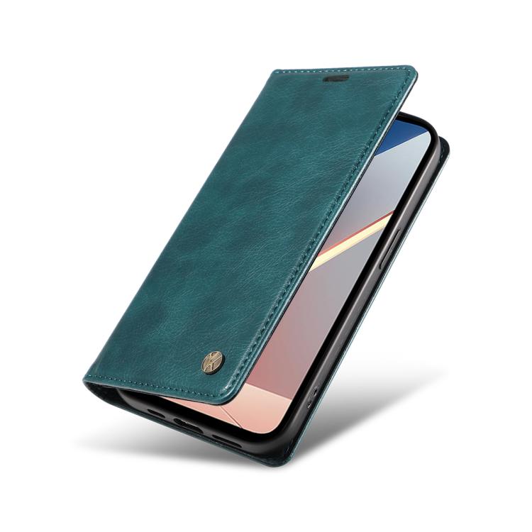 For Xiaomi POCO M7 4G 169mm YIKATU YK-006 Litchi Texture Ultra-thin Strong Magnet Leather Phone Case
