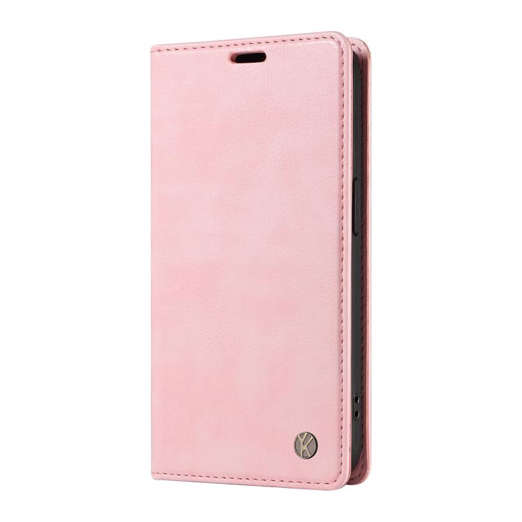 For Xiaomi POCO M7 4G 169mm YIKATU YK-006 Litchi Texture Ultra-thin Strong Magnet Leather Phone Case