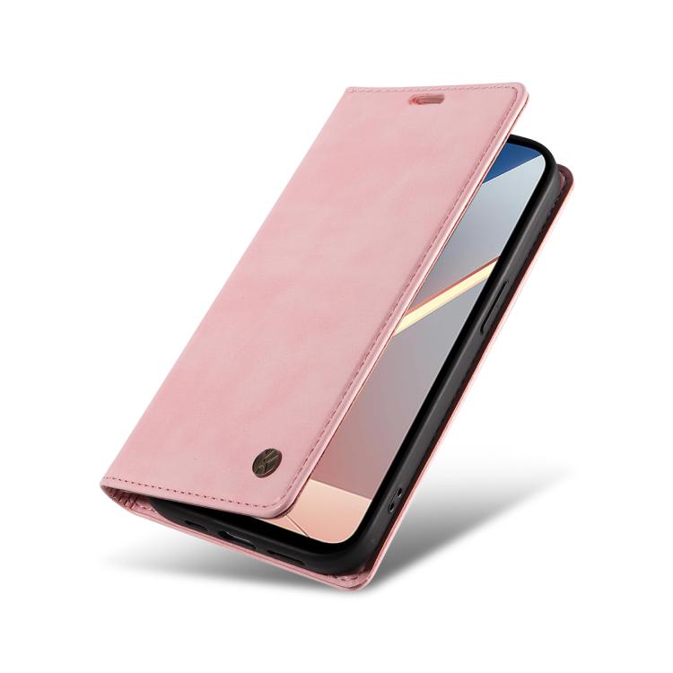 For Xiaomi POCO M7 4G 169mm YIKATU YK-006 Litchi Texture Ultra-thin Strong Magnet Leather Phone Case