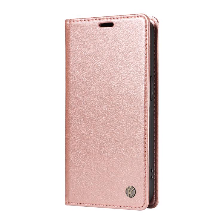 For Xiaomi POCO M7 4G 169mm YIKATU YK-006 Litchi Texture Ultra-thin Strong Magnet Leather Phone Case