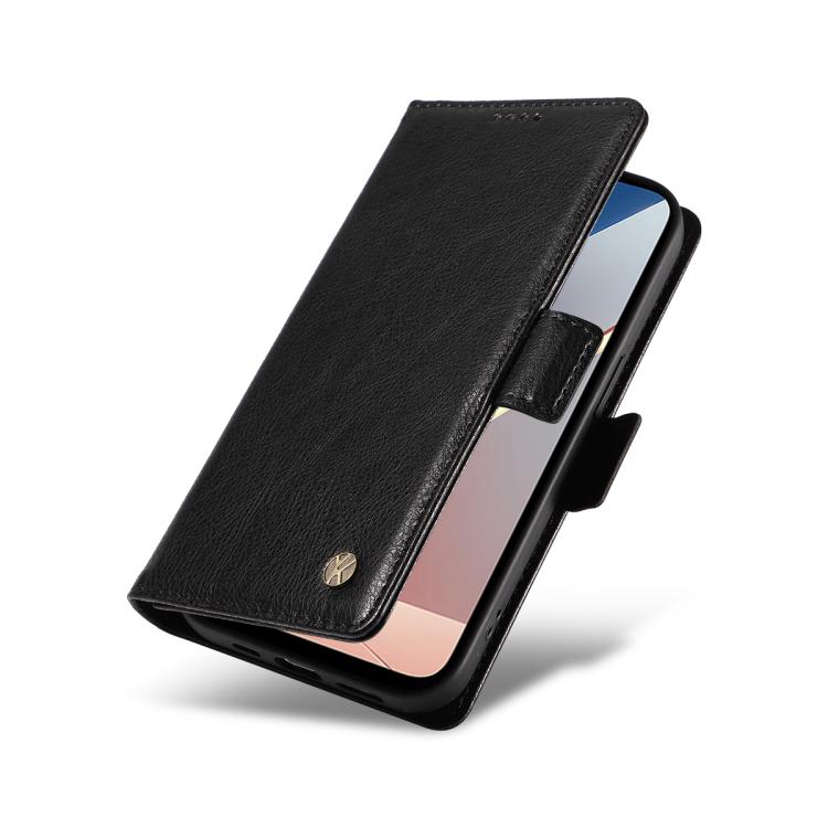 For Xiaomi POCO M7 4G 169mm YIKATU YK-007 Litchi Texture Ultra-thin Side Buckle Leather Phone Case