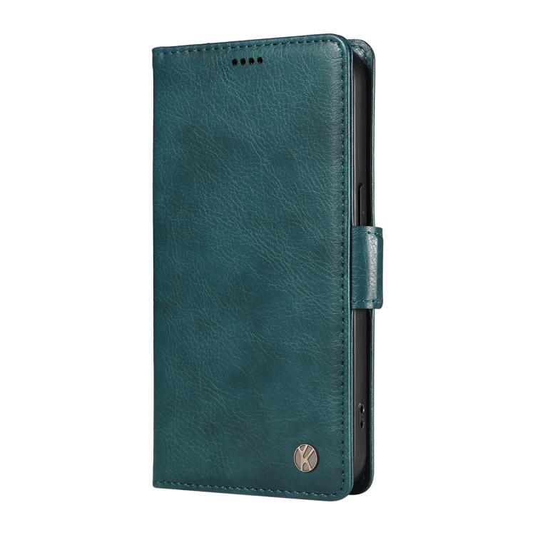 For Xiaomi POCO M7 4G 169mm YIKATU YK-007 Litchi Texture Ultra-thin Side Buckle Leather Phone Case