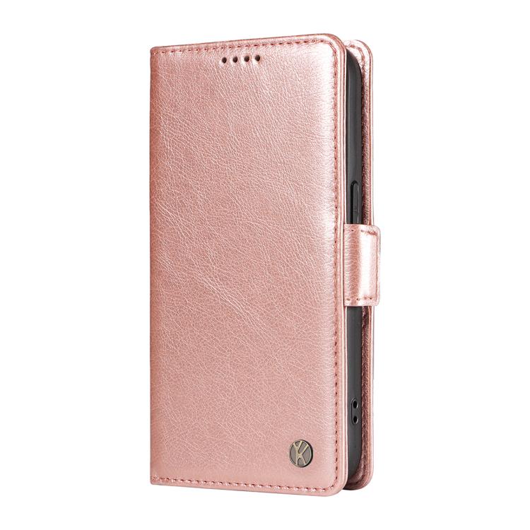 For Xiaomi POCO M7 4G 169mm YIKATU YK-007 Litchi Texture Ultra-thin Side Buckle Leather Phone Case