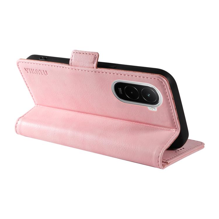 For Xiaomi POCO M7 4G 169mm YIKATU YK-007 Litchi Texture Ultra-thin Side Buckle Leather Phone Case