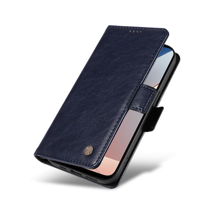 For Xiaomi POCO M7 4G 169mm YIKATU YK-007 Litchi Texture Ultra-thin Side Buckle Leather Phone Case