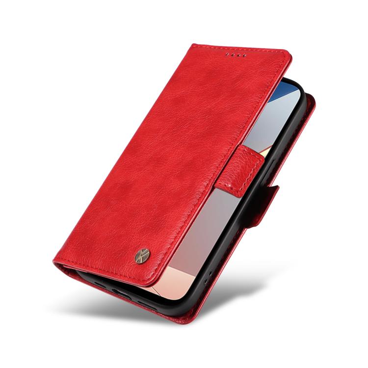 For Xiaomi POCO M7 4G 169mm YIKATU YK-007 Litchi Texture Ultra-thin Side Buckle Leather Phone Case