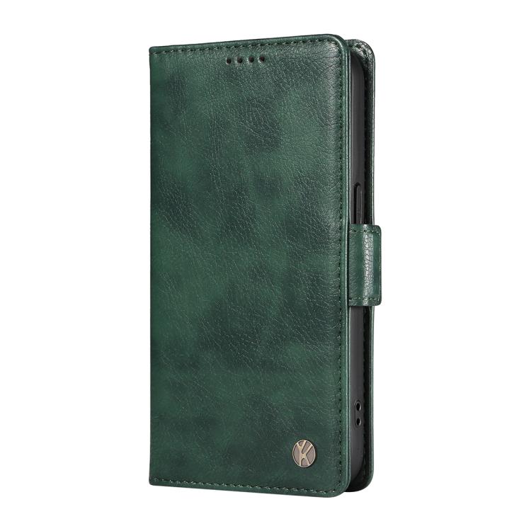 For Xiaomi POCO M7 4G 169mm YIKATU YK-007 Litchi Texture Ultra-thin Side Buckle Leather Phone Case