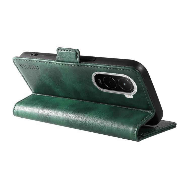 For Xiaomi POCO M7 4G 169mm YIKATU YK-007 Litchi Texture Ultra-thin Side Buckle Leather Phone Case