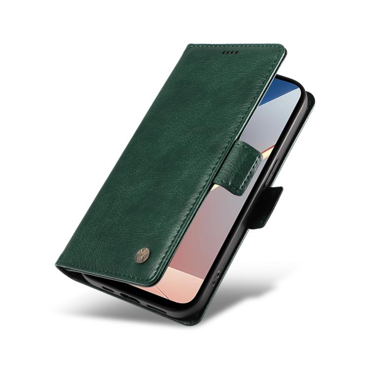 For Xiaomi POCO M7 4G 169mm YIKATU YK-007 Litchi Texture Ultra-thin Side Buckle Leather Phone Case