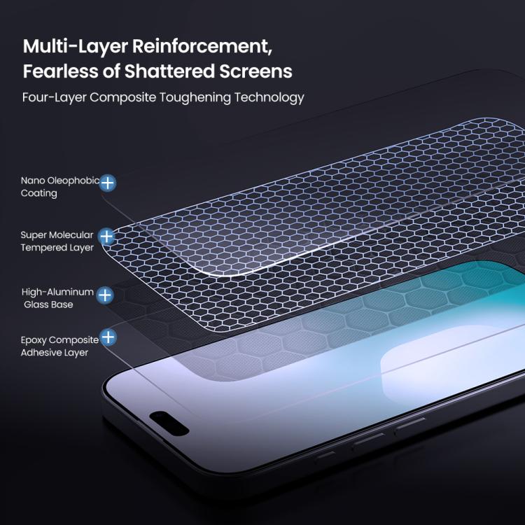 For iPhone 17 NILLKIN H+Pro 0.2mm 9H Explosion-proof Tempered Glass Film with Dust-free Cabin