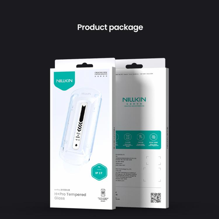 For iPhone 17 NILLKIN H+Pro 0.2mm 9H Explosion-proof Tempered Glass Film with Dust-free Cabin