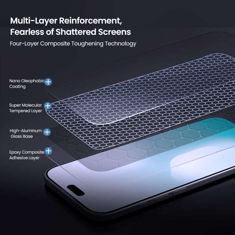 For iPhone Air NILLKIN H+Pro 0.2mm 9H Explosion-proof Tempered Glass Film with Dust-free Cabin