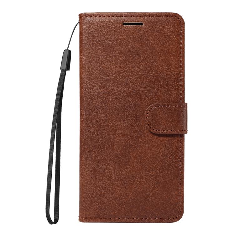 For Xiaomi POCO M7 4G 169mm Classic Leather Texture Solid Color PU Phone Case