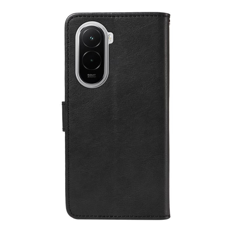 For Xiaomi POCO M7 4G 169mm Classic Leather Texture Solid Color PU Phone Case