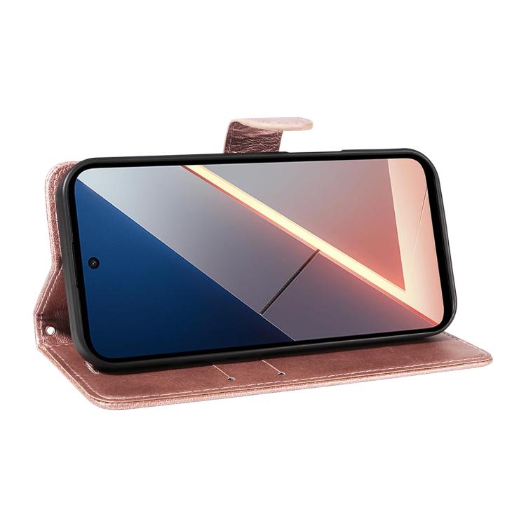 For Xiaomi POCO M7 4G 169mm Classic Leather Texture Solid Color PU Phone Case