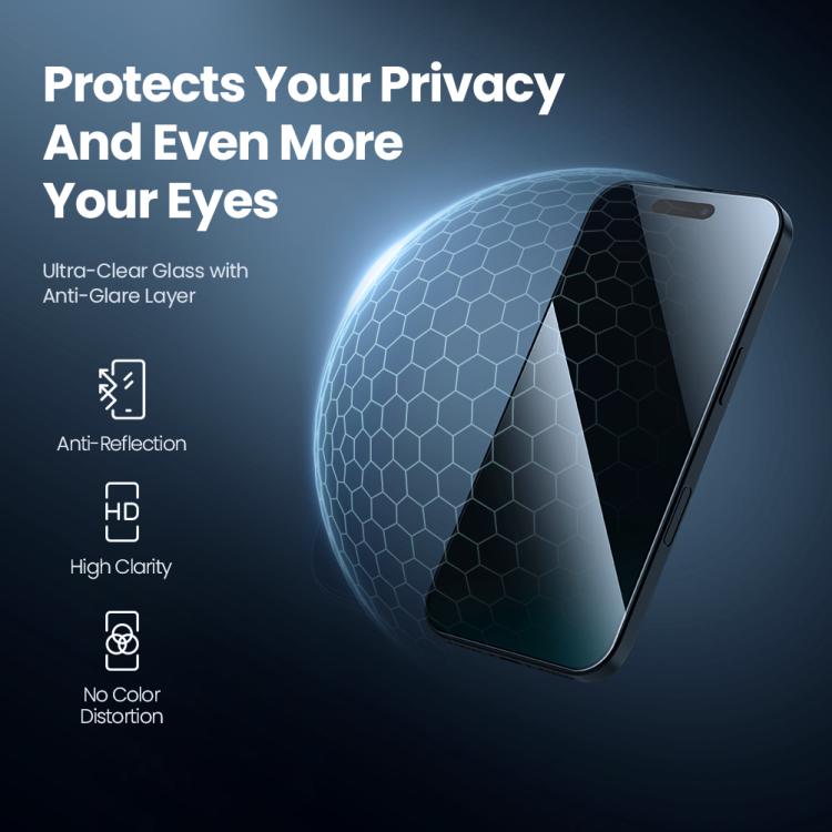 For iPhone 17 Pro Max NILLKIN Guardian Full Coverage Privacy Tempered Glass Film with Dust-free Cabin
