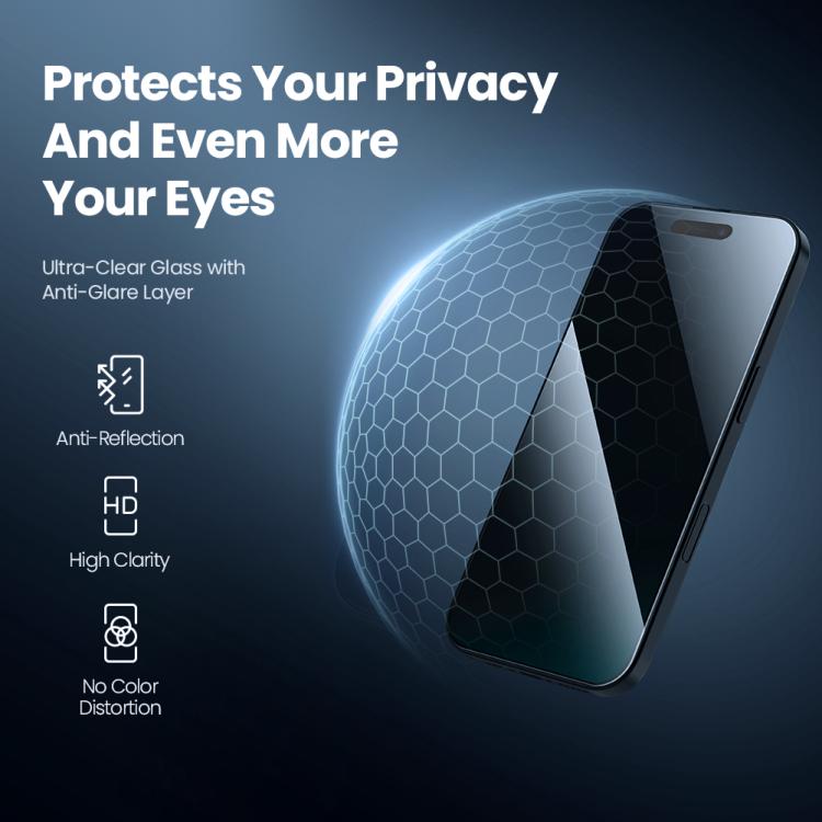 For iPhone 17 Pro NILLKIN Guardian Full Coverage Privacy Tempered Glass Film with Dust-free Cabin