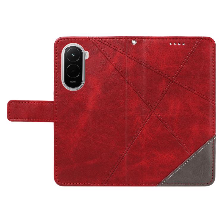 For Xiaomi POCO M7 4G 169mm Diamond Stitching Leather Phone Case