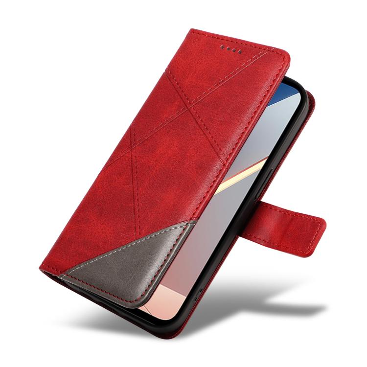 For Xiaomi POCO M7 4G 169mm Diamond Stitching Leather Phone Case