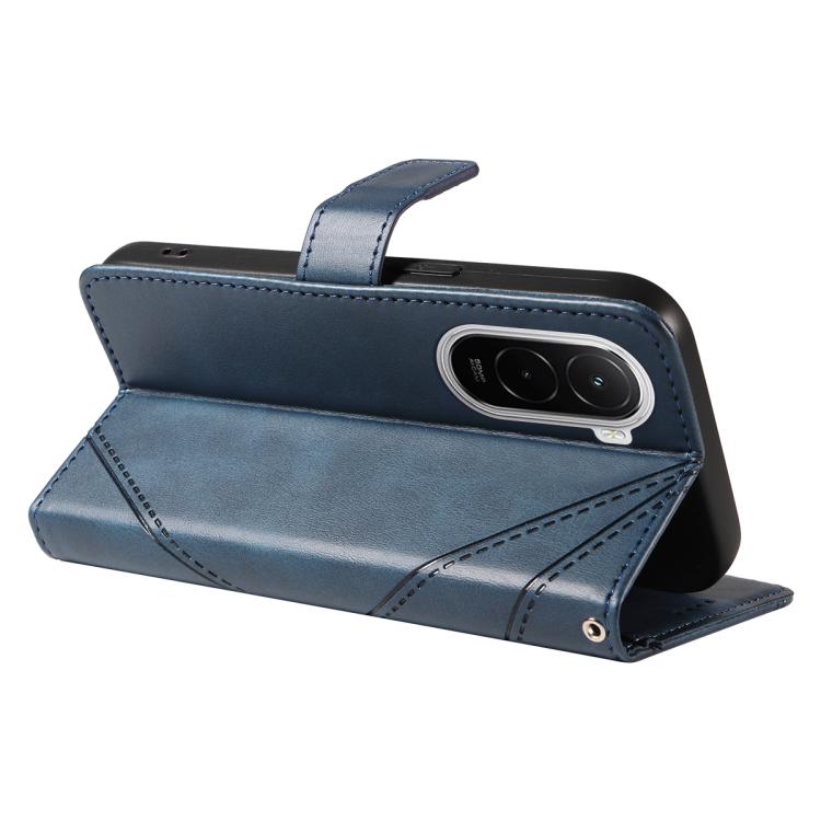 For Xiaomi POCO M7 4G 169mm Diamond Stitching Leather Phone Case