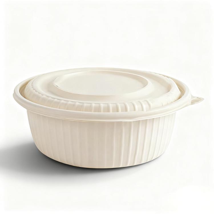 1500ML Round Box with Lid Disposable Food Delivery Lunch Box Containers
