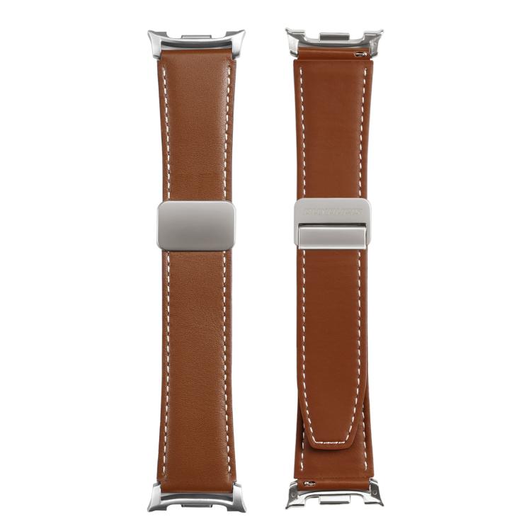 For Samsung Galaxy Watch8 / Watch8 Classic DUX DUCIS YA Series Magnetic Buckle Genuine Leather Watch Band