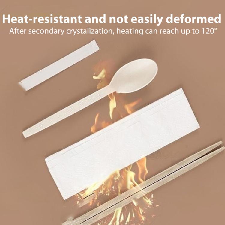 4pcs / Set Chopsticks and Spoon Food Delivery Disposable Utensils Set