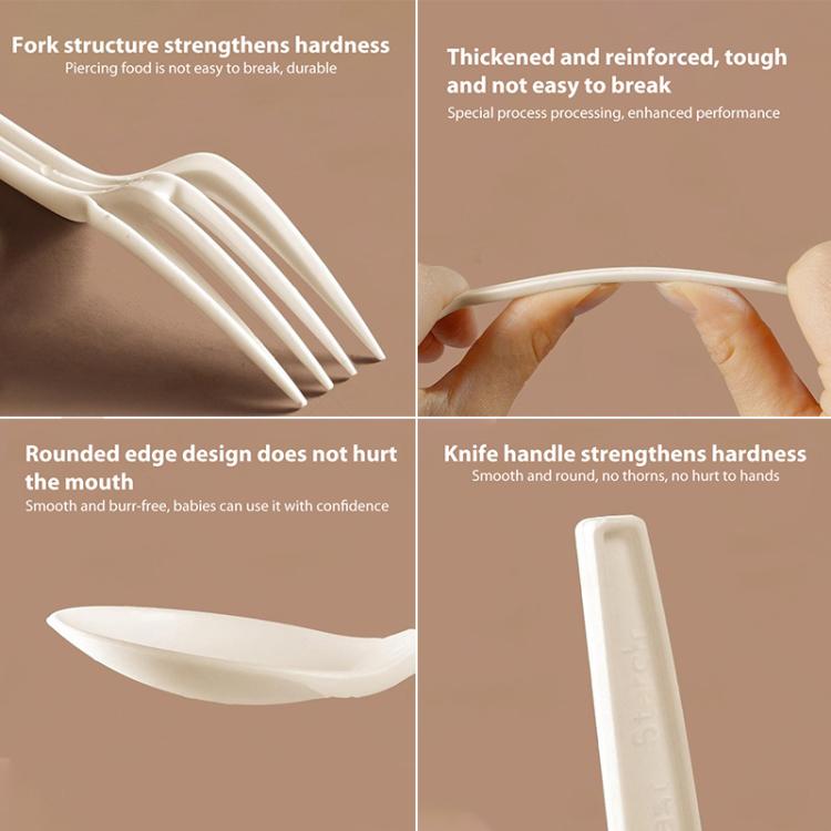 5pcs / Set Knife and Fork Food Delivery Disposable Utensils Set