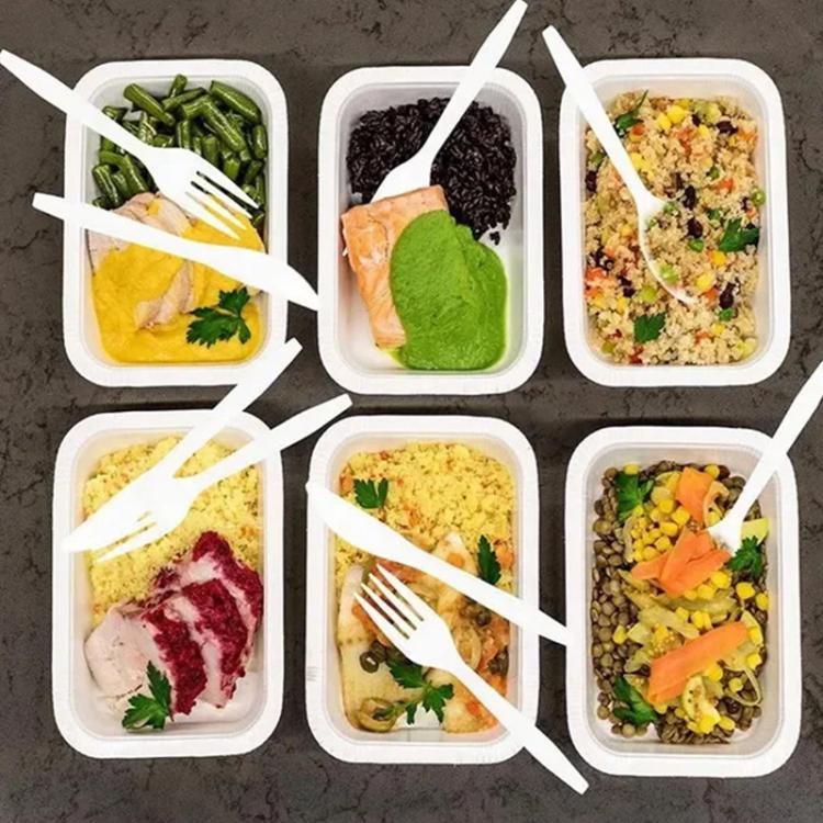 5pcs / Set Knife and Fork Food Delivery Disposable Utensils Set