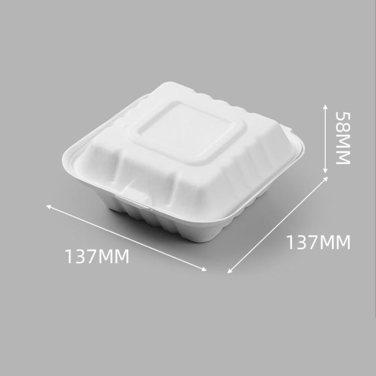 137x137x58mm Disposable Takeout Lunch Box Containers