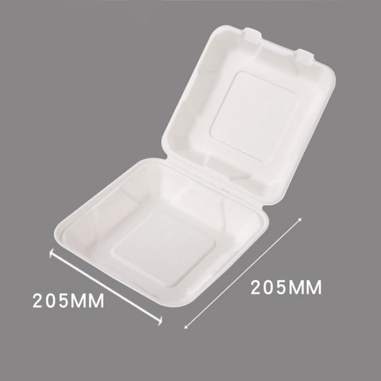 205x205x65mm Disposable Takeout Lunch Box Containers