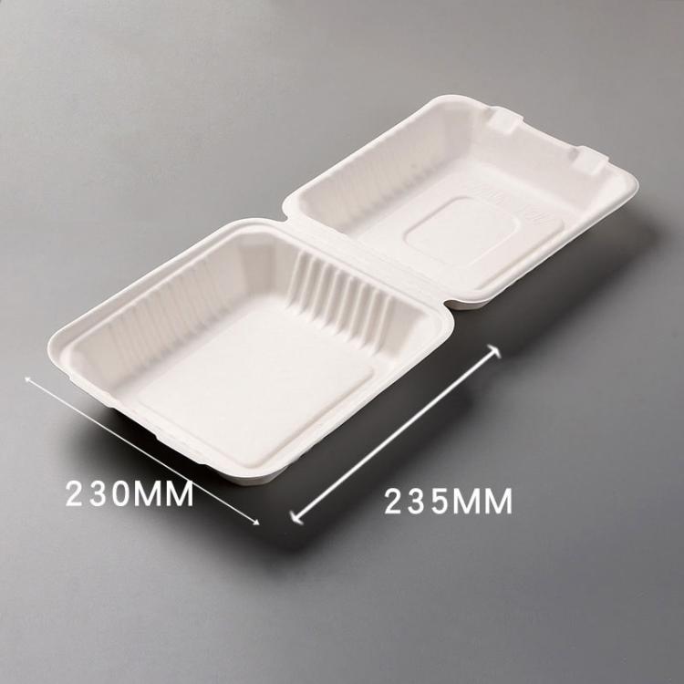 235x230x80mm Disposable Takeout Lunch Box Containers