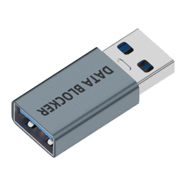 USB Charging Data Protection Blocker, Port:USB-A Female to USB-A Male