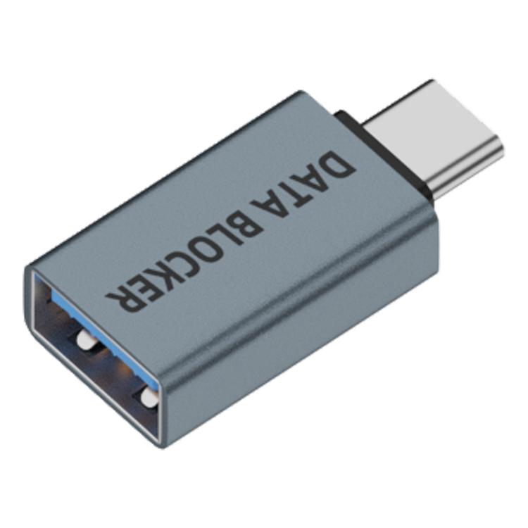USB Charging Data Protection Blocker, Port:Type-C Male to USB-A Female