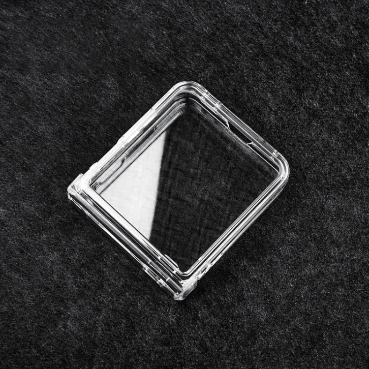 For Honor Magic V Flip 2 3 in 1 PC Transparent Shockproof Protective Phone Case - Transparent