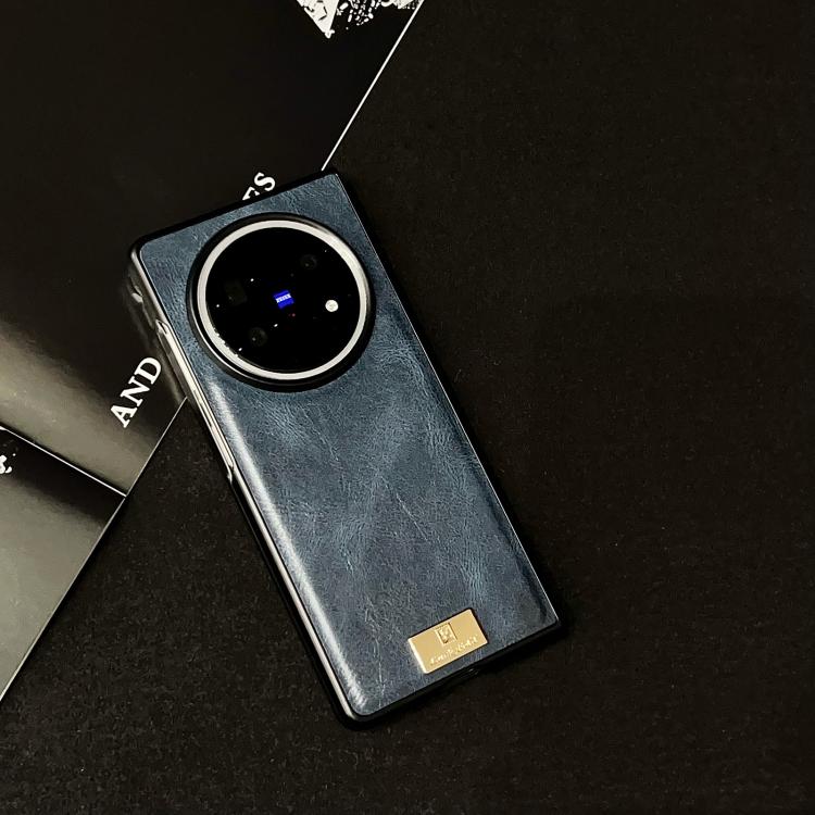 For vivo X Fold5 Crazy Horse Texture PU Phone Case