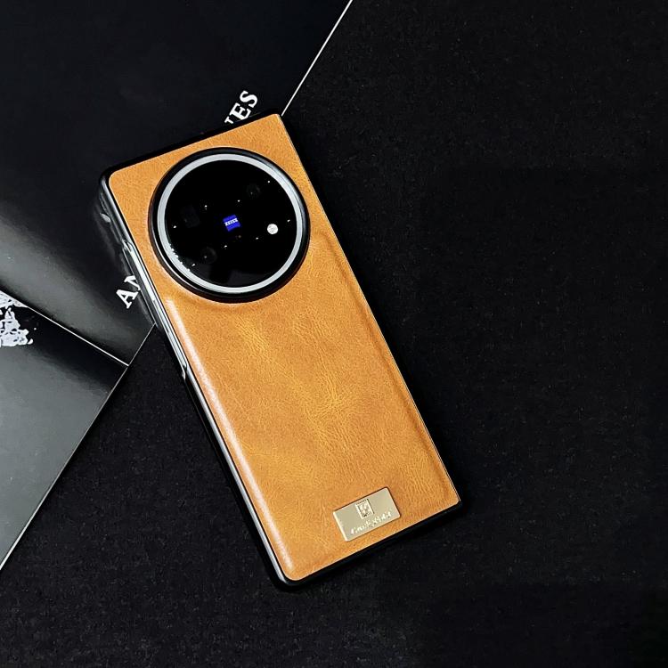 For vivo X Fold5 Crazy Horse Texture PU Phone Case